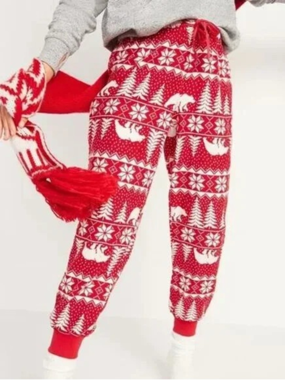 Women’s Red Holiday Lounge Pants Size M